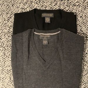2 Banana Republic Merino Wool Vests